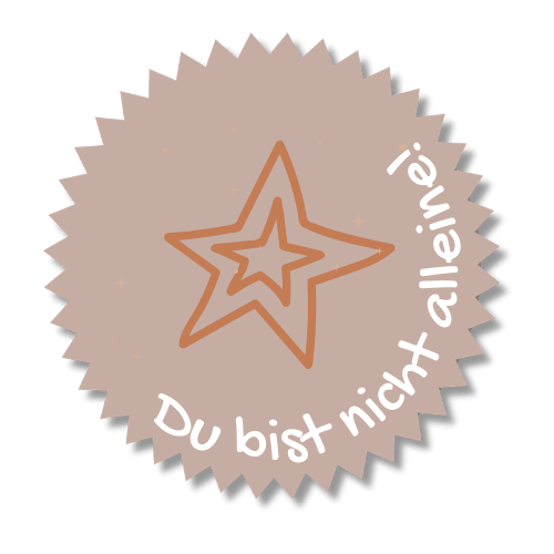 Sticker - Du bist nicht alleine