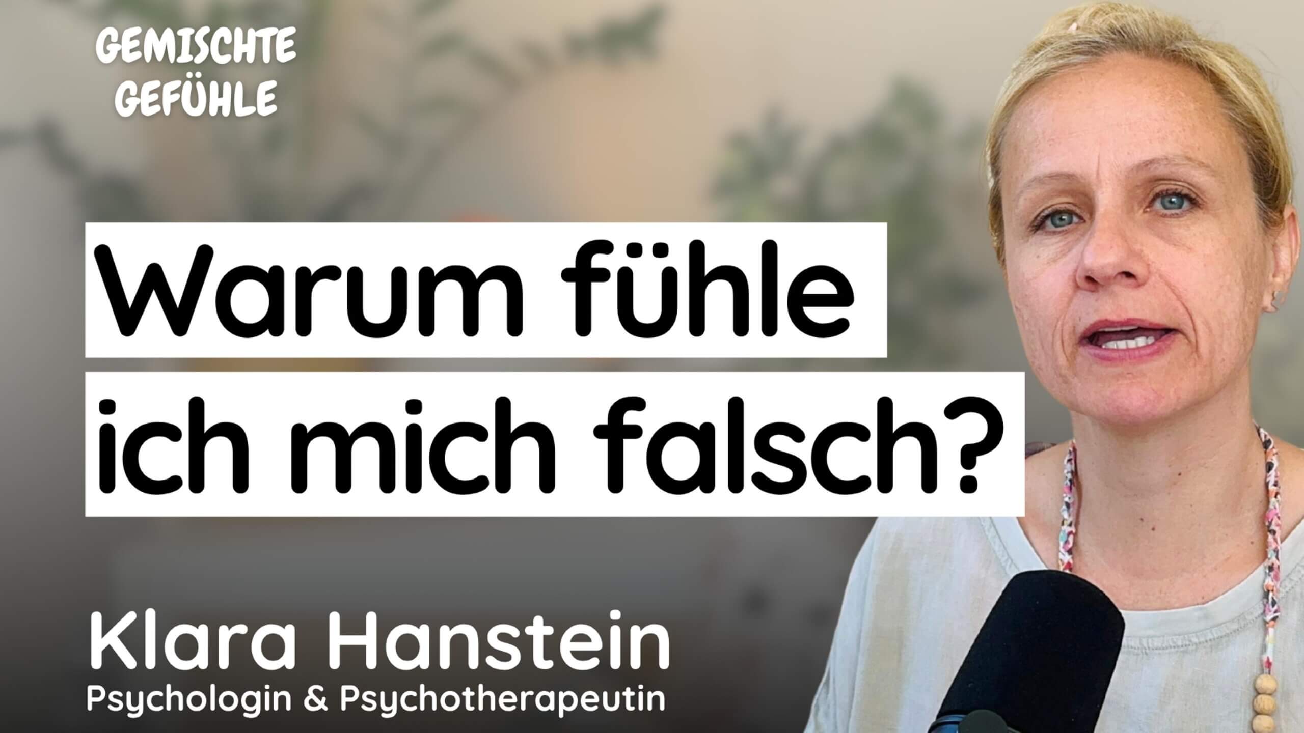 YouTube Cover Gemischte Gefühle Klara Hanstein – Web_Gemischte Podcast-Cover