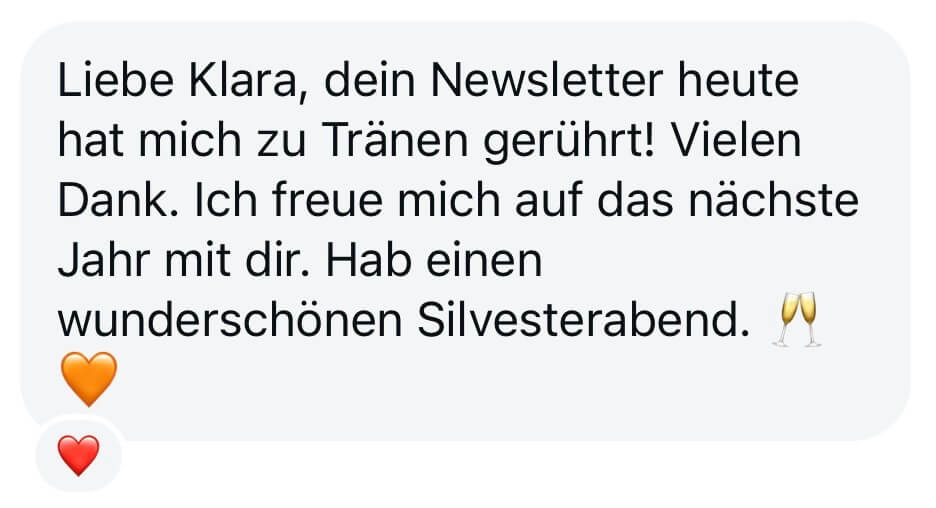 Feedback zum Mut-Letter